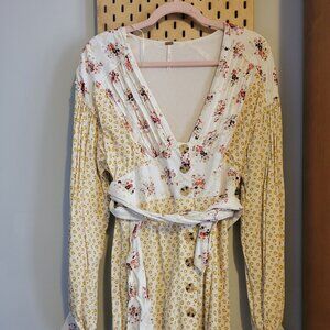 Free People Floral Dress Size M